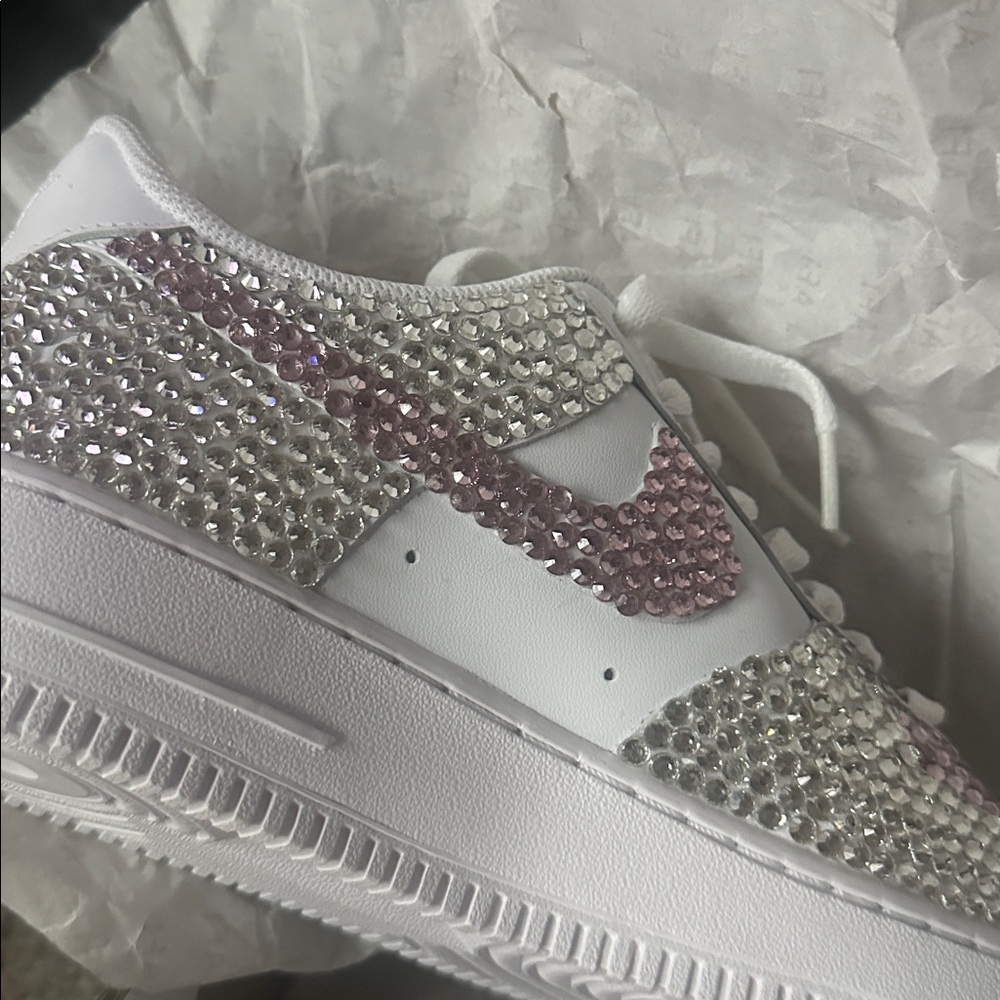 Women’s Nike Air Force 1 embellished Sneakers 9 - Picture 7 of 10